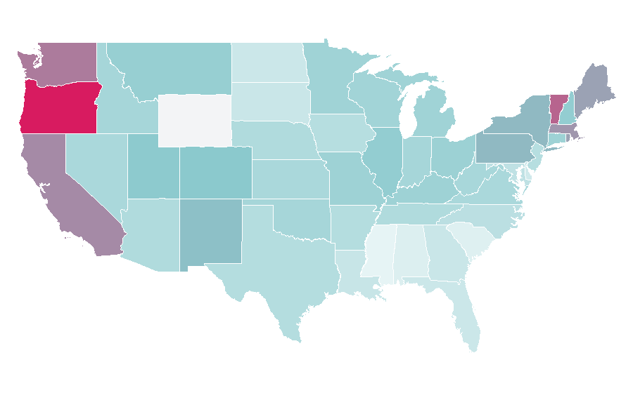 Affinity by region — Eraserheads, United States