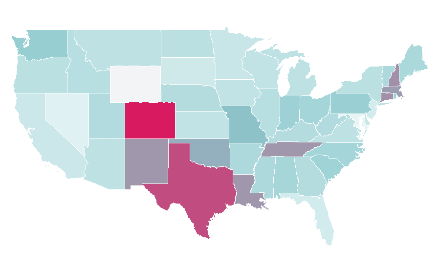 Affinity by region — Eric Johnson, United States