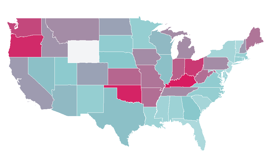 Affinity by region — Eric Kripke, United States