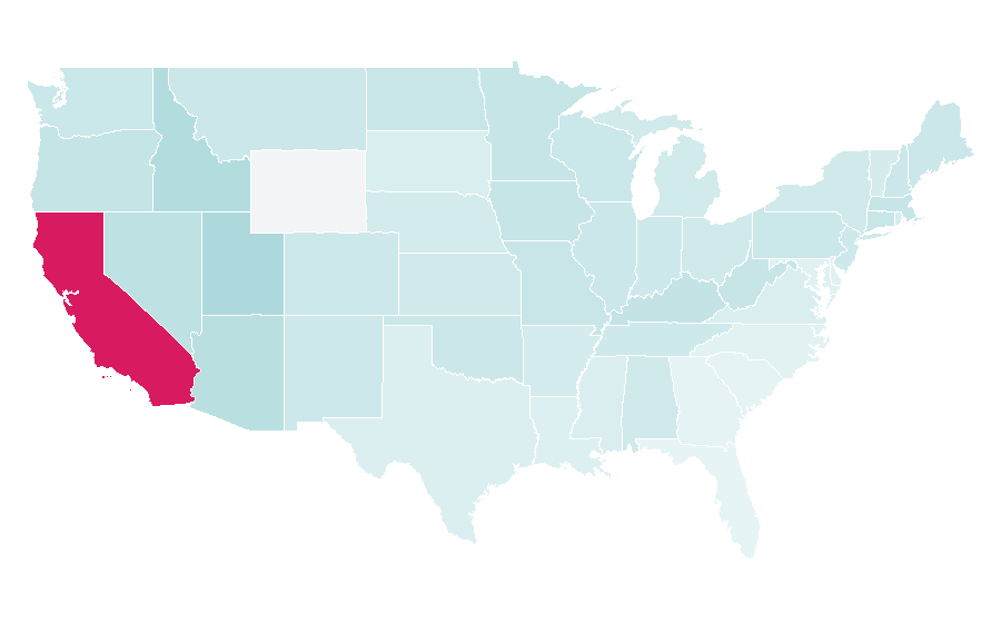 Affinity by region — Escape from Alcatraz (film), United States