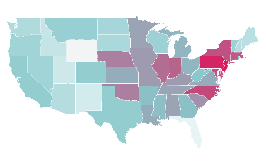 Affinity by region — espn 30 for 30, United States