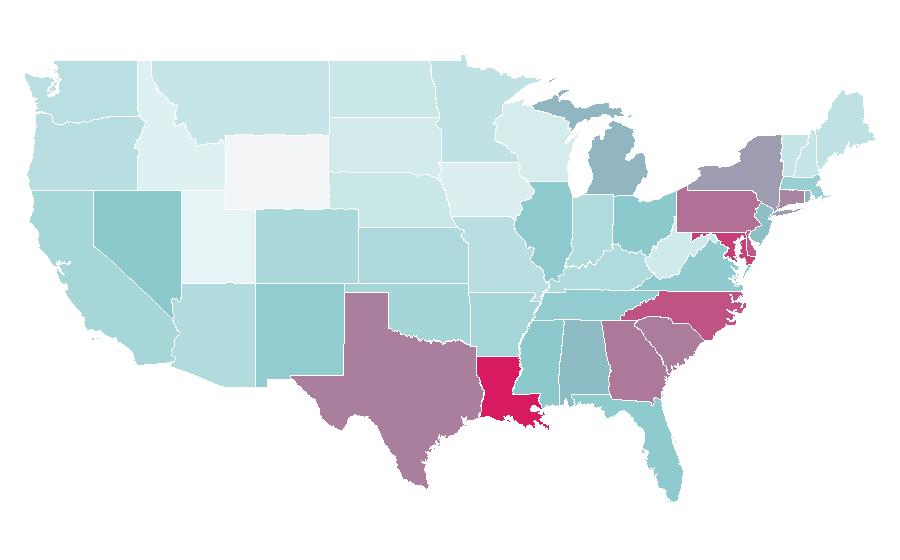 Affinity by region — Espolòn Tequila, United States