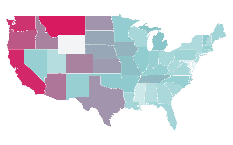 Affinity by region — Espresso machine, United States