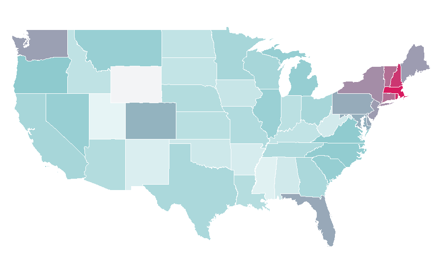 Affinity by region — Espresso Martini, United States
