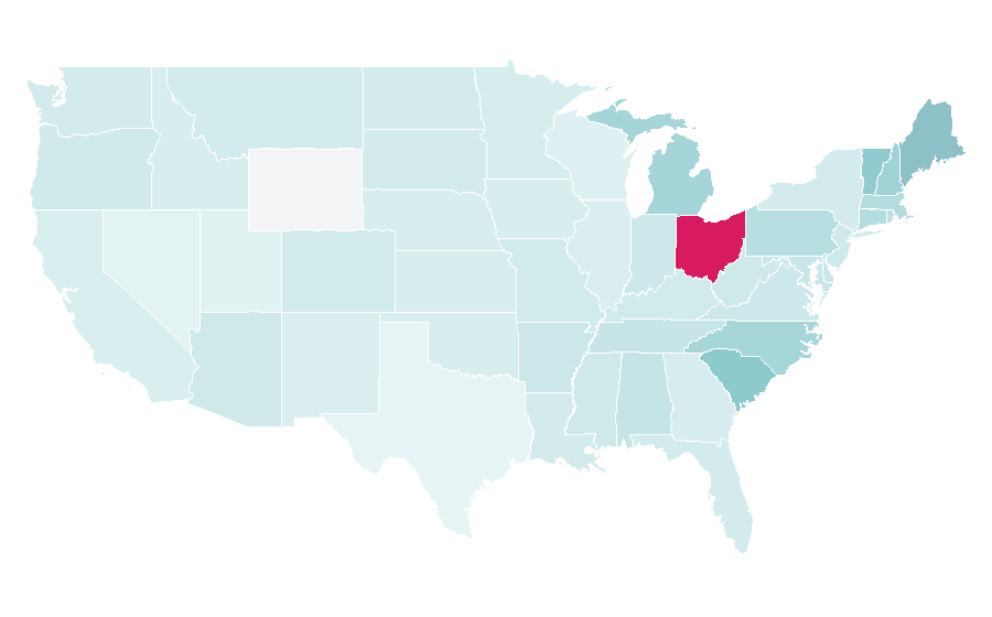 Affinity by region — Estate jewelery, United States