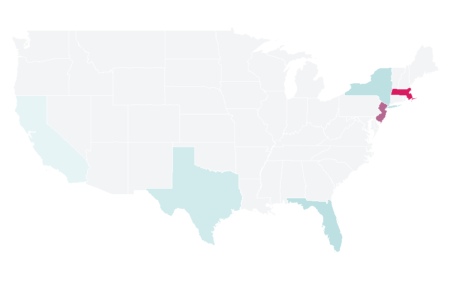 Affinity by region — Este, Veneto, United States