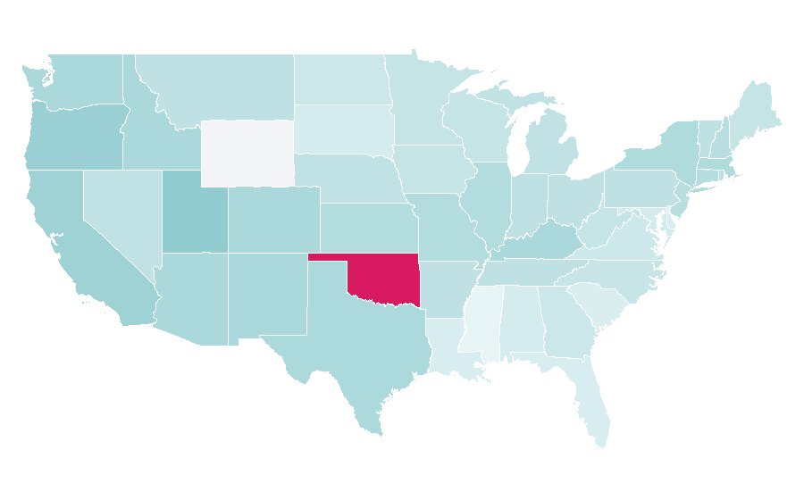 Affinity by region — Ethan Hawke, United States