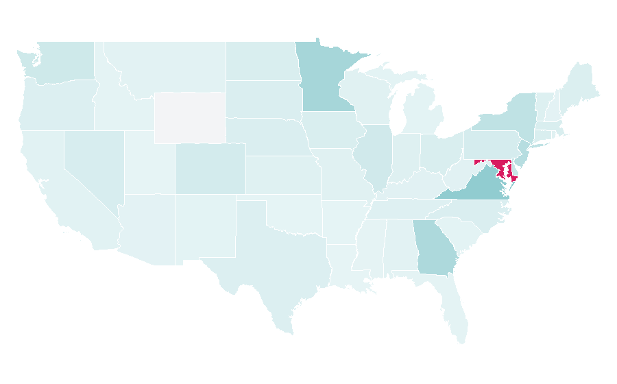 Affinity by region — Ethiopian Airlines, United States