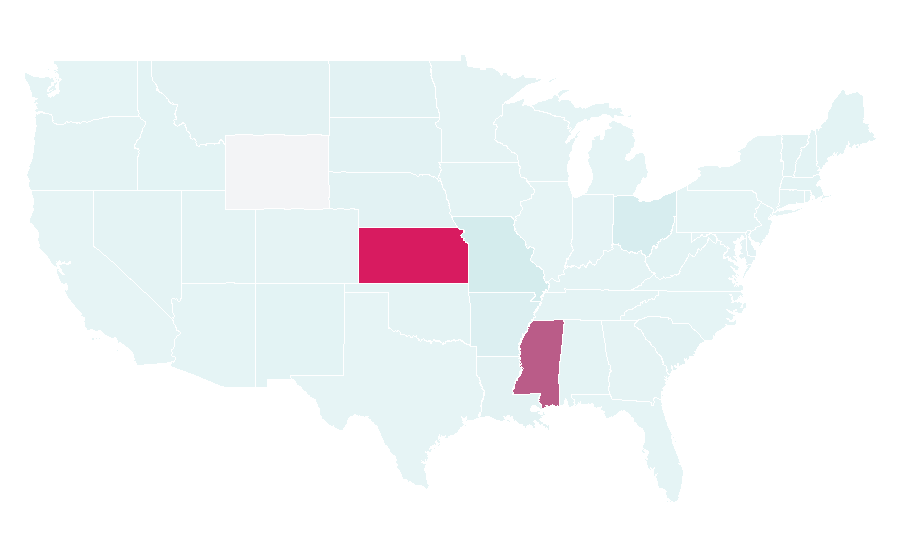 Affinity by region — Eudora, Kansas, United States