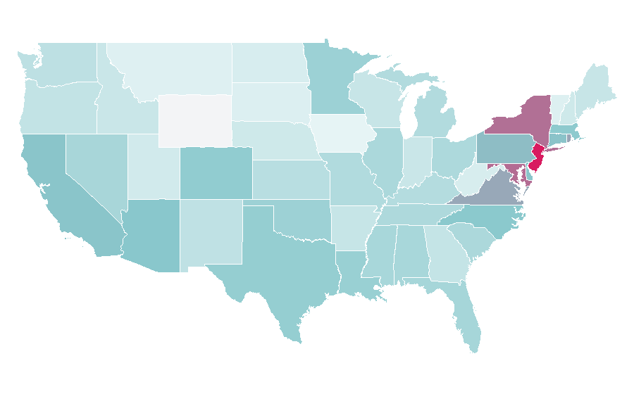 Affinity by region — European Wax Center, United States