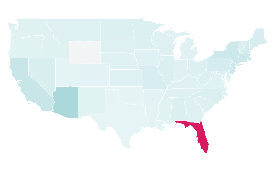 Affinity by region — Evan Longoria, United States