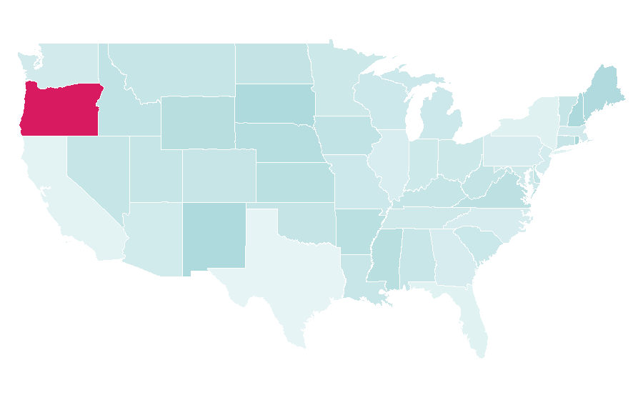 Affinity by region — Event videography, United States