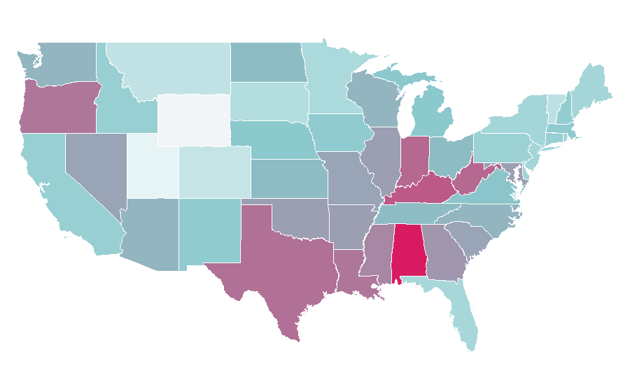 Affinity by region — Everclear (band), United States