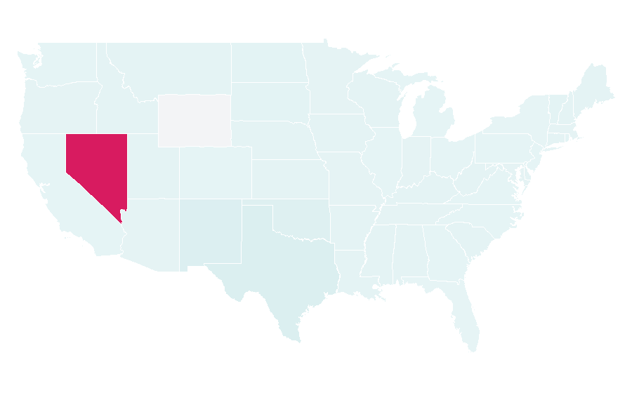Affinity by region — Excalibur Hotel and Casino, United States