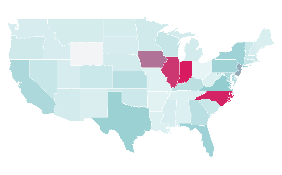 Affinity by region — Exotica, United States