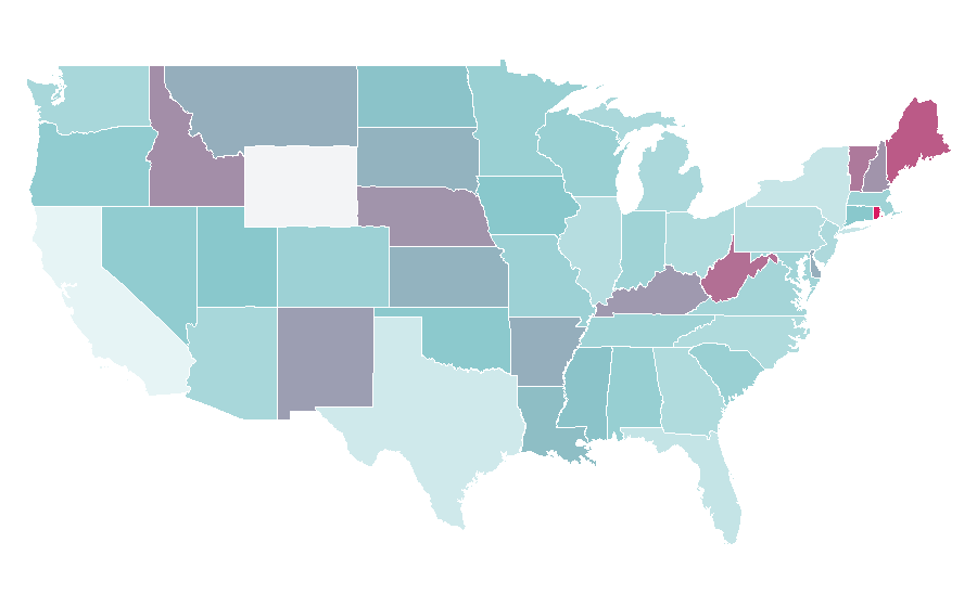 Affinity by region — Experiential gifts, United States