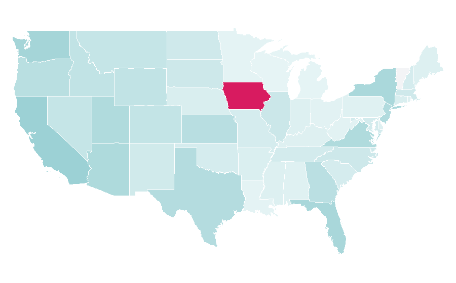 Affinity by region — ExpressVPN, United States