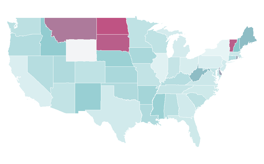 Affinity by region — Eye relief, United States