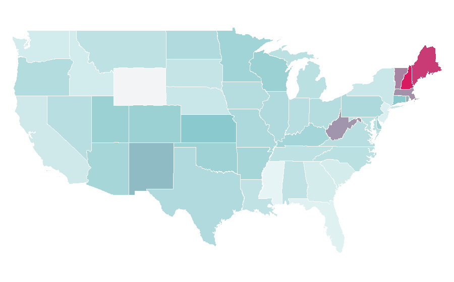Affinity by region — EyeBuyDirect, United States