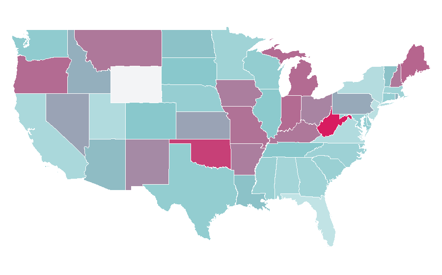 Affinity by region — F Is for Family, United States