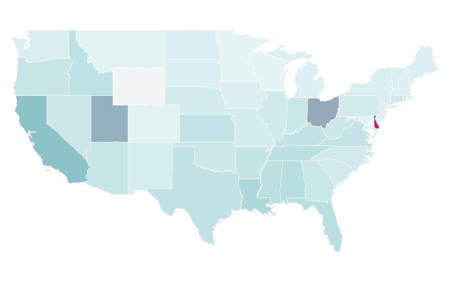 Affinity by region — Fairy godmother, United States
