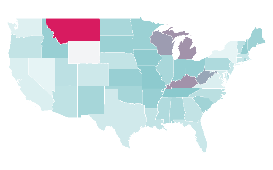 Affinity by region — Family Affair, United States