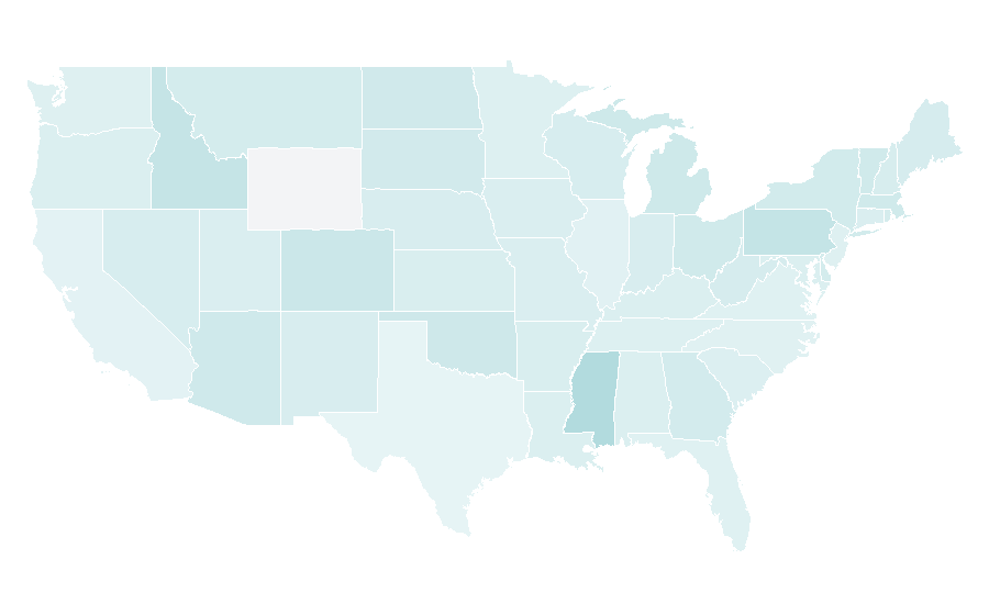 Affinity by region — Family caregivers, United States