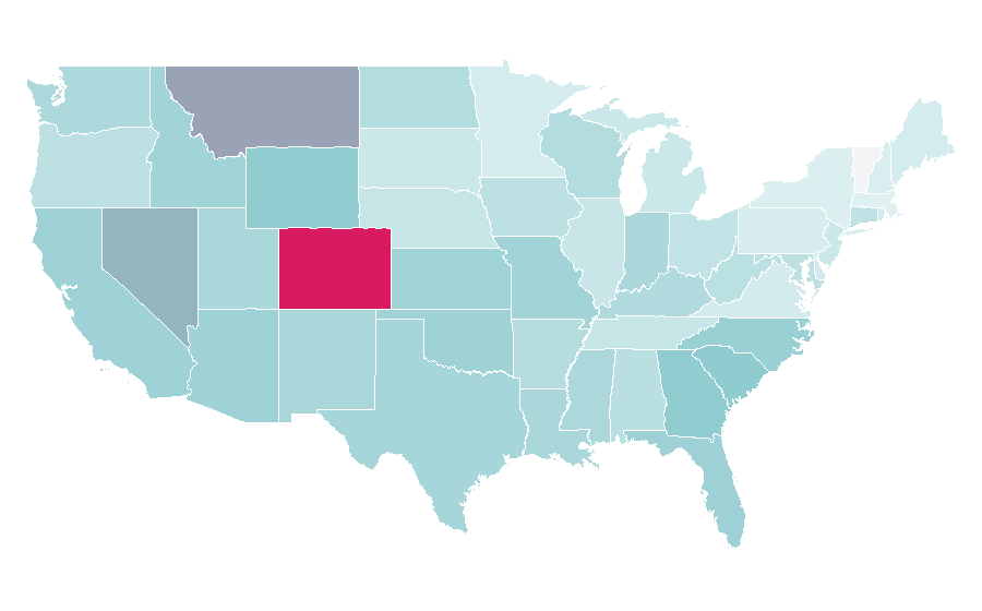 Affinity by region — Family law, United States