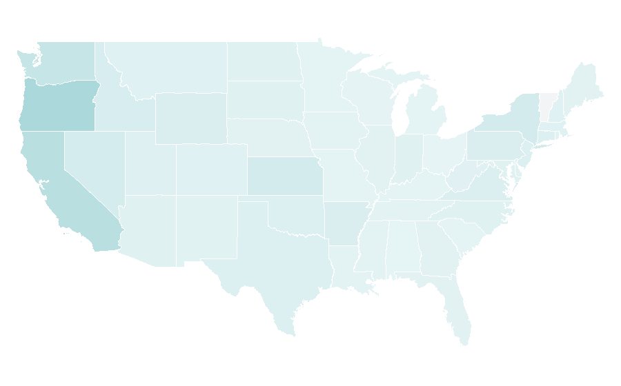 Affinity by region — FamilyMart, United States
