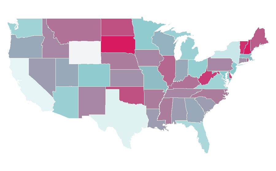Affinity by region — Fan convention, United States