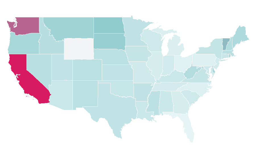 Affinity by region — Fansipan, United States