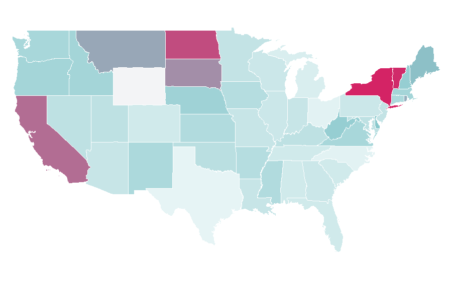 Affinity by region — Fanzine, United States