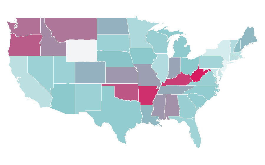 Affinity by region — Far Cry 6, United States