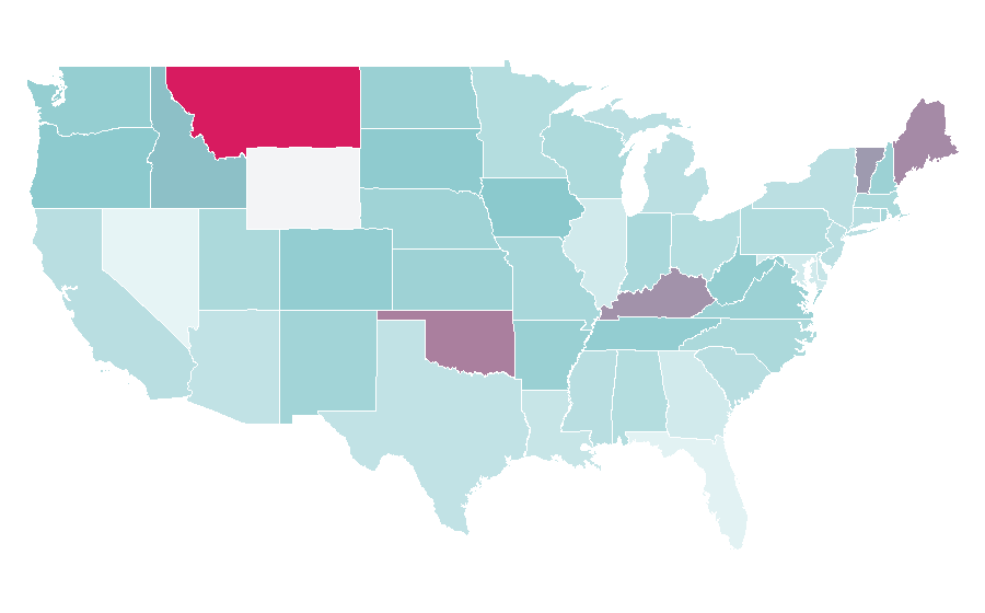Affinity by region — Farrier, United States