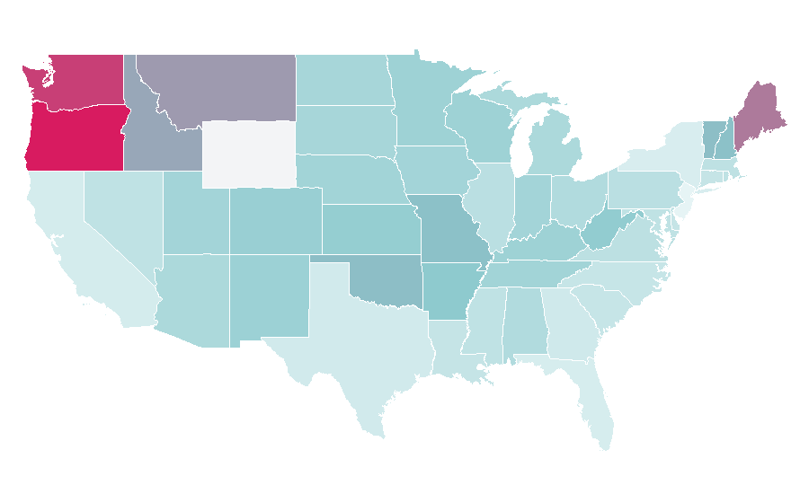 Affinity by region — Farscape, United States