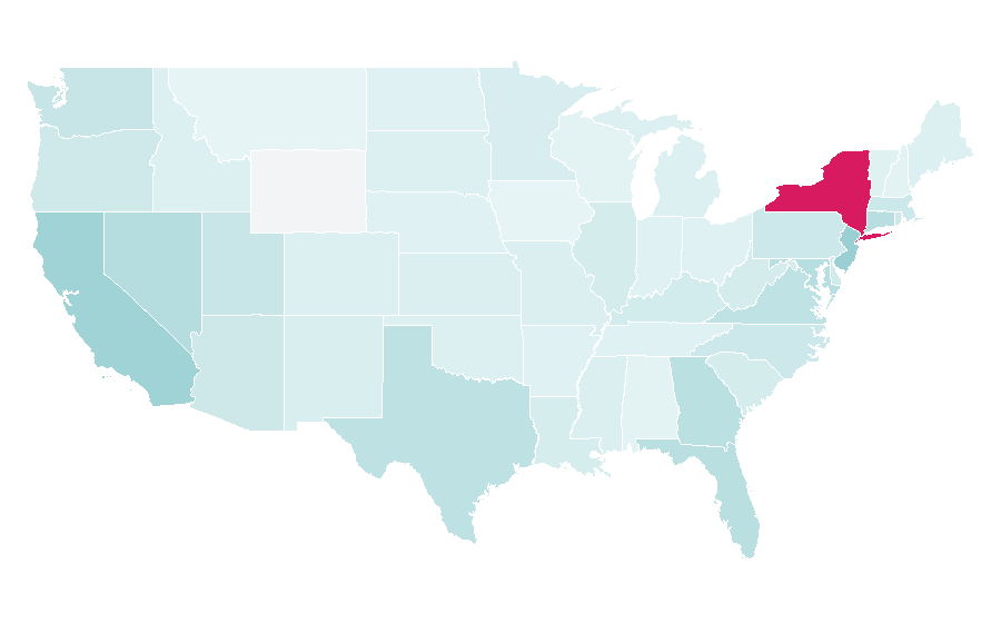 Affinity by region — Fashion week, United States
