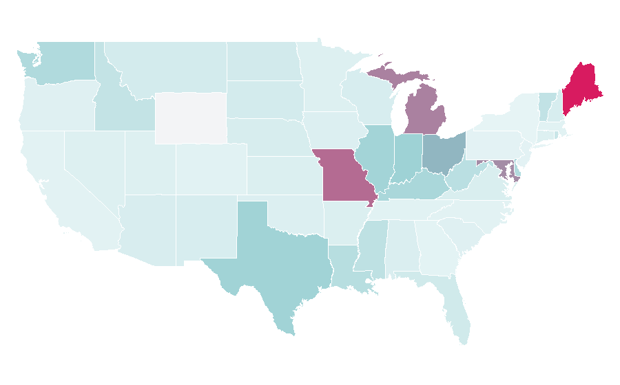 Affinity by region — Fast Eddie, United States