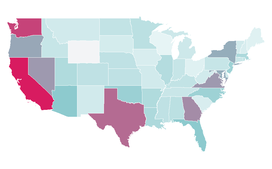 Affinity by region — Fate/Zero, United States