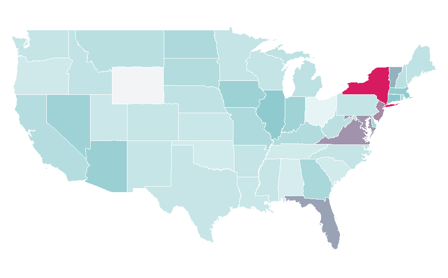 Affinity by region — FC Schalke 04, United States