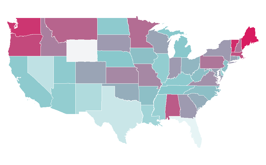 Affinity by region — Feint, United States