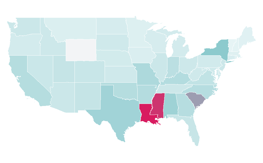 Affinity by region — Felix (pet food), United States