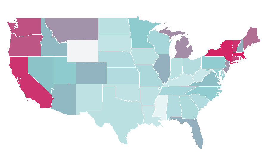 Affinity by region — Fennel, United States