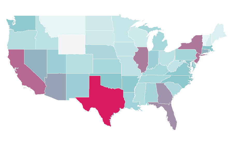 Affinity by region — Ferrero Rocher, United States