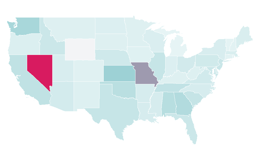 Affinity by region — Ferris wheel, United States