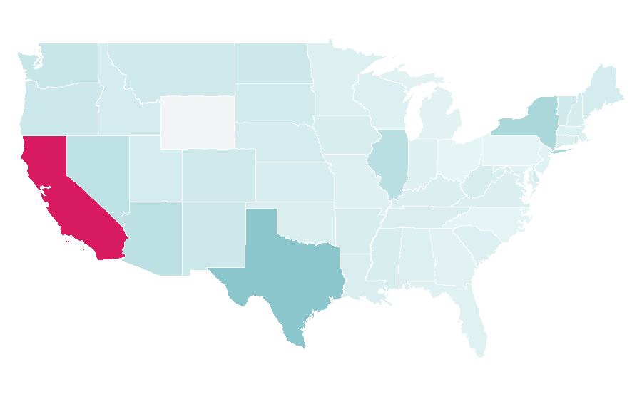 Affinity by region — Festival Corona Capital, United States