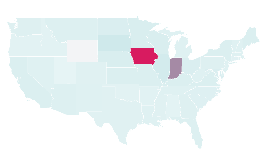 Affinität nach Region — Fever, USA