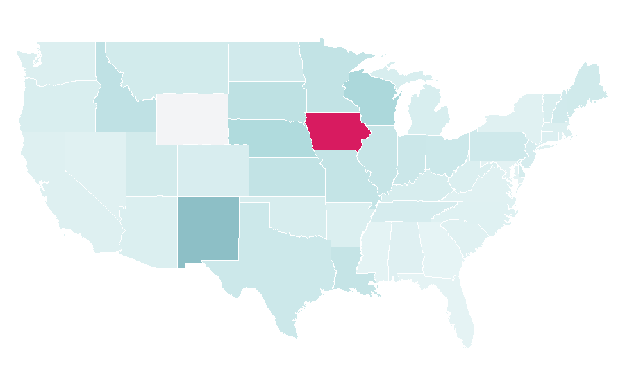 Affinity by region — Field of Dreams, United States
