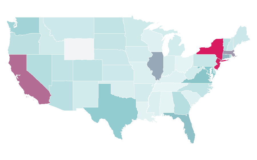 Affinity by region — FIFA World Cup qualification, United States