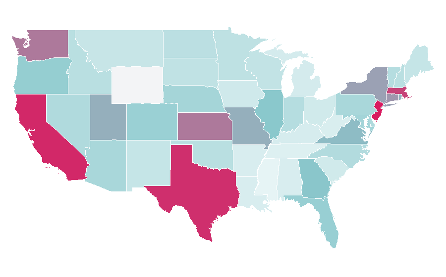 Affinity by region — FIFA World Cup Trophy, United States
