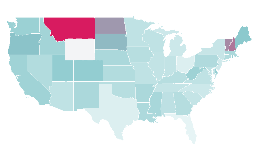 Affinity by region — Figure painting (hobby), United States